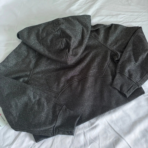 ๐๐ค Lululemon Scuba Oversized Half-Zip Hoodie * Spark Black Silver - Picture 8 of 12